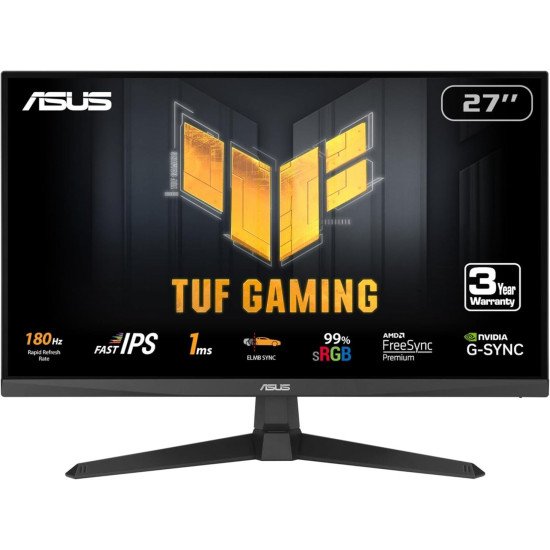 ASUS TUF Gaming 27” 1080P Monitor (VG279Q3A) – Full HD, 180Hz