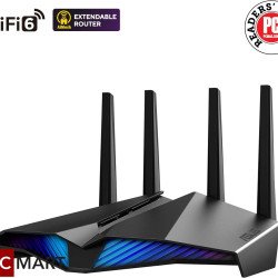 راوتر الألعاب القابل للتمديد ثنائي النطاق ASUS RT-AX82U (AX5400) WiFi 6