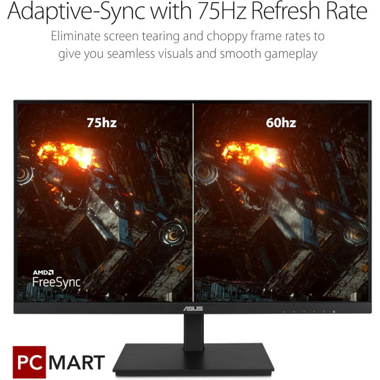 ASUS 24 VA24DQSB 75Hz 5Ms FHD (1920x1080P) Flat IPS Monitor