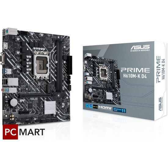 ASUS PRIME H610M-K D4 ARGB Motherboar