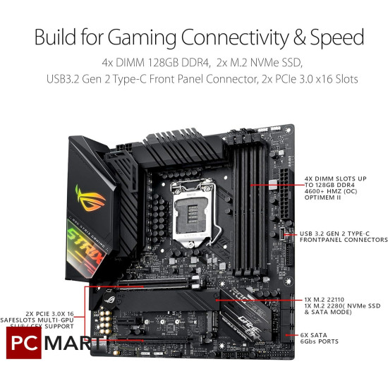 ASUS ROG STRIX Z490-G GAMING Motherboard