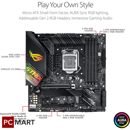 ASUS ROG STRIX Z490-G GAMING Motherboard