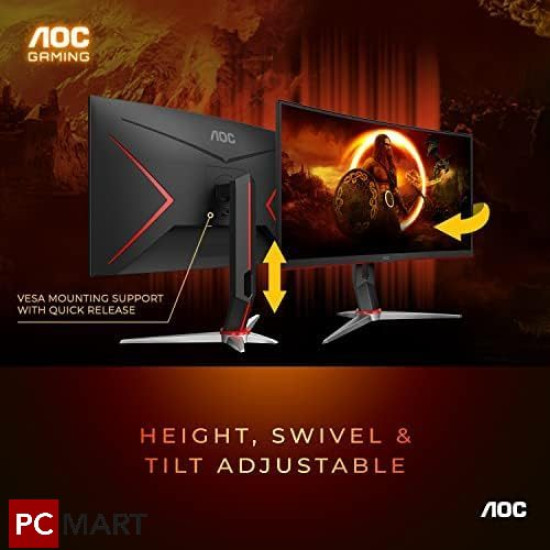 AOC C27G4Z 27 FHD (1920x1080) 240Hz 0.3Ms Fast VA Curved