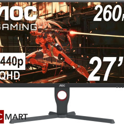 AOC Q27G3Z 27 2K (2560x1440) 260Hz 0.5Ms IPS Flat