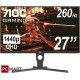 AOC Q27G3Z 27 2K (2560x1440) 260Hz 0.5Ms IPS Flat