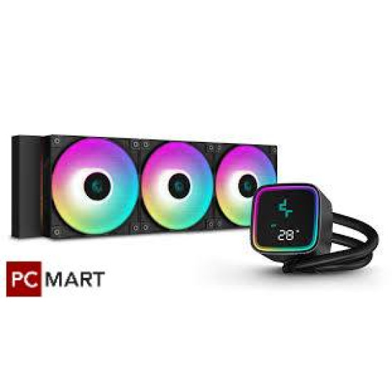 DeepCool LS720SE DIGITAL, LED 360mm - Black