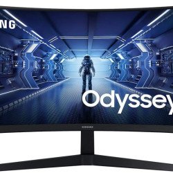 SAMSUNG 34" Odyssey G5 Ultra-Wide Gaming Monitor with 1000R Curved Screen, 165Hz, 1ms, FreeSync Premium, WQHD, LC34G55TWWNXZA, 2020, Black