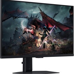 Samsung 27" Odyssey G50D QHD Gaming Monitor, 180Hz refresh rate & 1ms response time, HDR 400, AMD FreeSync, Ergonomic Stand, Middle East Vesrion (New Launch) - LS27DG502EMXUE