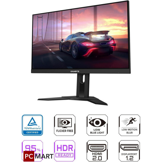 Gigabyte G24F 2 FHD (1920 x 1080) 1Ms 180Hz IPS Flat , Gaming Monitor