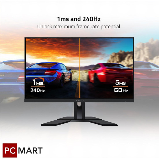 Gigabyte M27Q X 2K QHD (2560 x 1440) 1Ms 240Hz IPS Edge , Gaming Monitor