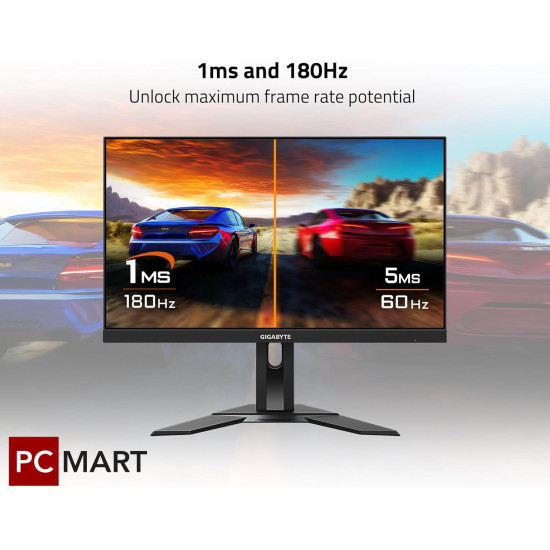 Gigabyte G24F 2 FHD (1920 x 1080) 1Ms 180Hz IPS Flat , Gaming Monitor