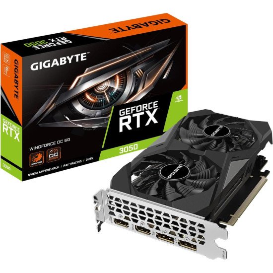 GIGABYTE GeForce RTX 3050 WINDFORCE OC 6G