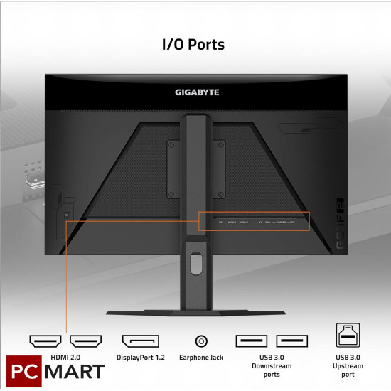 Gigabyte G27F 2 FHD (1920 x 1080) 1Ms 170Hz IPS Flat , Gaming Monitor