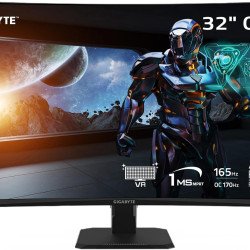 Gigabyte GS32QC 2K QHD (2560 x 1440) 1Ms 165Hz VA Curved