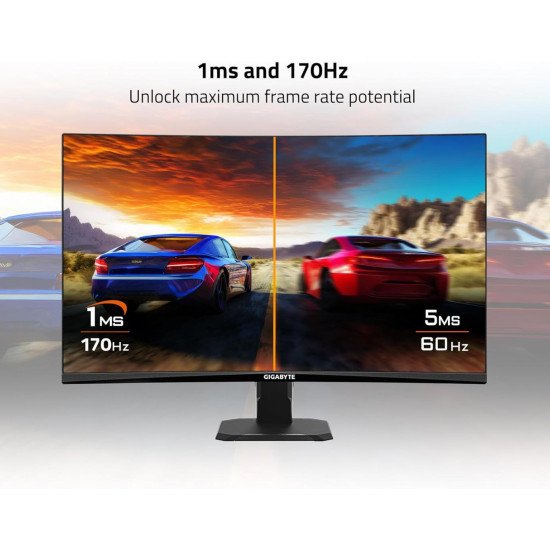 GIGABYTE GS27QC 27" 165Hz 1440P Curved