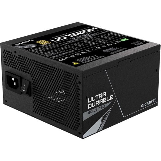 GIGABYTE GP-UD750GM 750W 80 Plus Gold Certified Fully Modular Power Supply