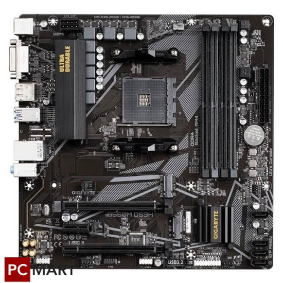 Gigabyte B550M DS3H Motherboard