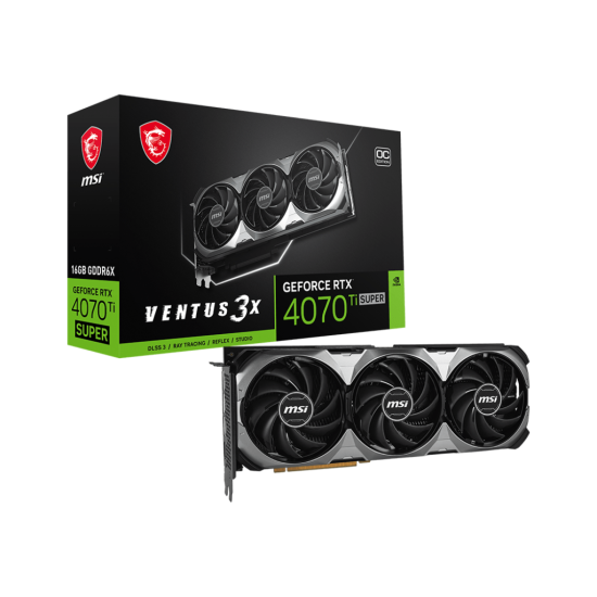 MSI GeForce RTX 4070 Ti SUPER 16G VENTUS 3X OC