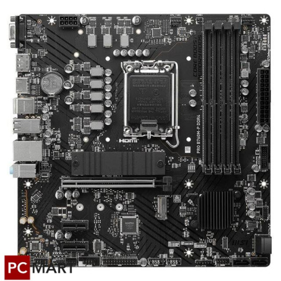 MSI Pro B760M-P DDR4 Motherboard MSI Pro B760M-P DDR4 Motherboard