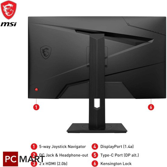 MSI G274QPF-QD, 27" Gaming Monitor, 2560 x 1440(QHD), IPS, 170Hz