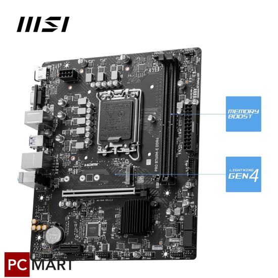 MSI PRO B760M-E D4 MSI PRO B760M-E D4