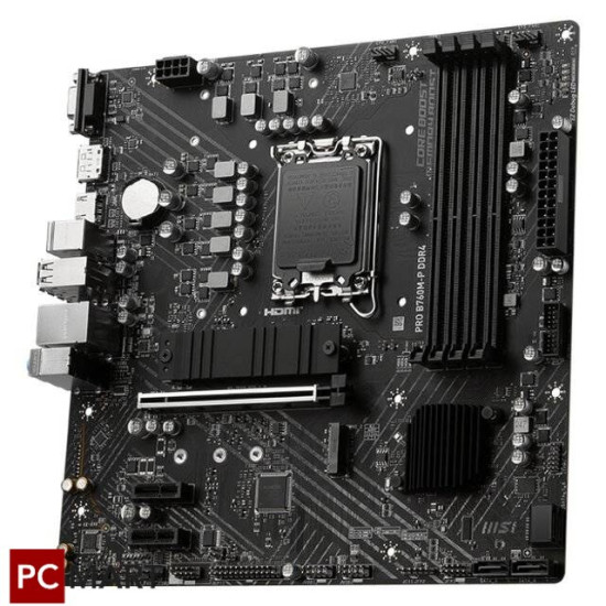 MSI Pro B760M-P DDR4 Motherboard MSI Pro B760M-P DDR4 Motherboard