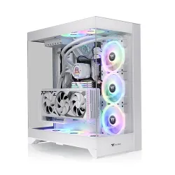 Thermaltake CTE E550 TG Mid Tower ATX Case; 3 Tempered Glass Panels; Hidden-Connector