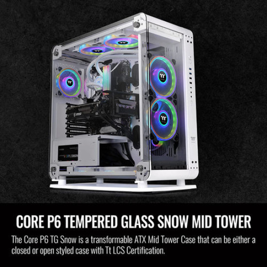 Thermaltake Core P6 Tempered Glass Mid Tower Chassis