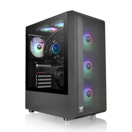 Thermaltake S200 TG ARGB ATX Tempered Glass Mid Tower Gaming Computer Chassis