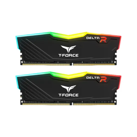 TEAMGROUP T-Force Delta RGB DDR4 Ram 32GB (2x16GB) 3600MHz CL38 - Black