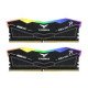 TEAMGROUP T-Force Delta RGB DDR5 Ram 64GB (2x32GB) 6000MHz CL38 - BLACK