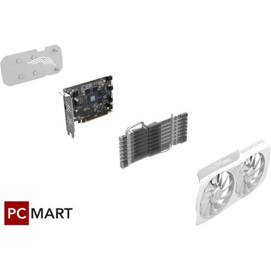 ZOTAC GAMING GeForce RTX 4060 8GB Twin Edge OC White Edition