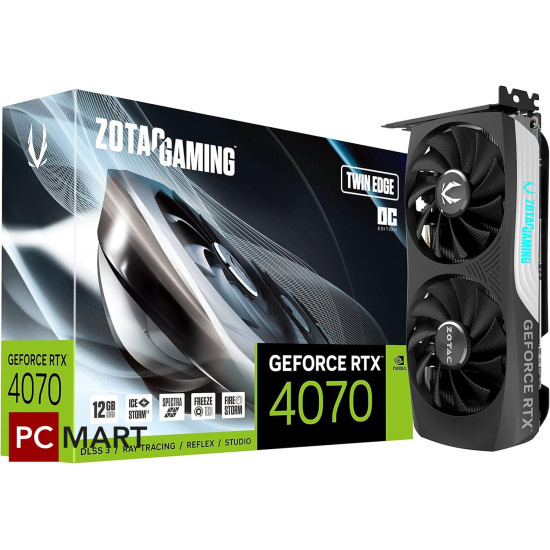 ZOTAC GAMING GeForce RTX 4070 12GB Twin Edge