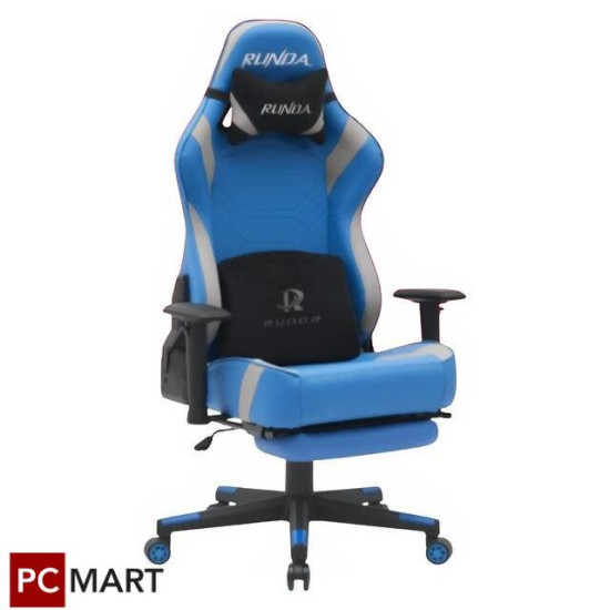Runda RD-1009 Gaming Chair (Blue Grey) Runda RD-1009 Gaming Chair (Blue Grey)