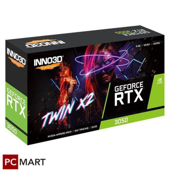 Inno3D RTX 3050 6GB DDR6 TWIN X2