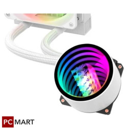 Redragon CCW-3011 240mm ARGB CPU Cooler (White)