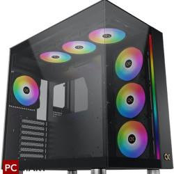 Xigmatek Aqua V Mid Tower Case - Black