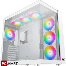 Xigmatek Aqua Arctic V Mid Tower Case - White