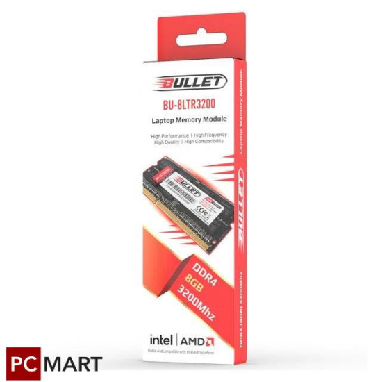 Bullet : DDR4 RAM (8GB) 3200MHz - Laptop