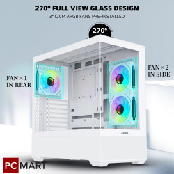 Sama SV02 ATX Case - White (BTF)