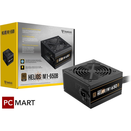 Gamdias HELIOS M1-650B 650w Bronze 80+ , Power Supply Gamdias HELIOS M1-650B 650w Bronze 80+ , Power Supply