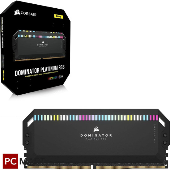 CORSAIR Dominator Platinum RGB 32GB (2x16GB) DDR5 6000MHz CL36 CORSAIR Dominator Platinum RGB 32GB (2x16GB) DDR5 6000MHz CL36