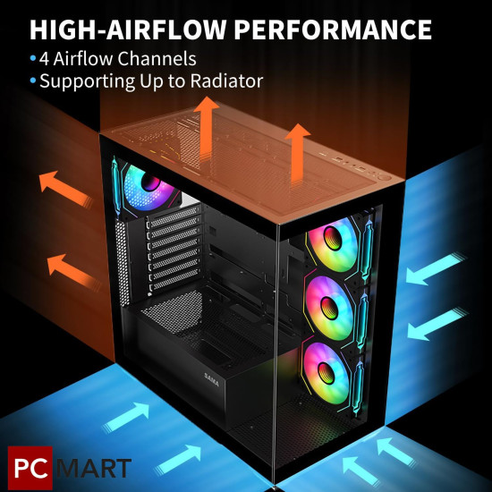 Sama SV01 Best Mid Tower ATX - Black (BTF) Sama SV01 Best Mid Tower ATX - Black (BTF)