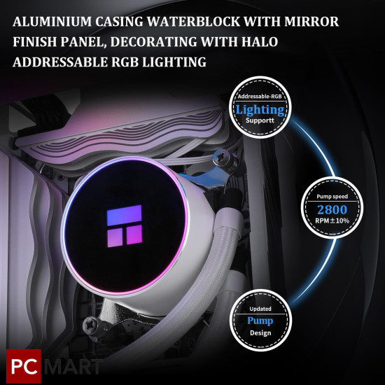 Thermalright Frozen Magic 360 ARGB Liquid CPU Cooler - White Thermalright Frozen Magic 360 ARGB Liquid CPU Cooler - White