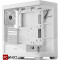 DarkFlash FT418 Mid Tower Case, 3 Fan - White