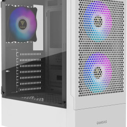 Gamdias TALOS M3 MESH Mid Tower 3 Fan ARGB - White