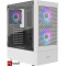 Gamdias TALOS M3 MESH Mid Tower 3 Fan ARGB - White