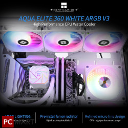 Thermalright Aqua Elite 240 V3 Aio CPU Cooler - White