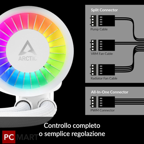 Arctic Liquid Freezer III 360 A-RGB - White