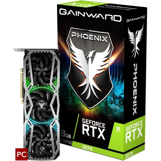 Gainward GeForce RTX™ 3070 Phoenix Black Edition 8GB Gainward GeForce RTX™ 3070 Phoenix Black Edition 8GB